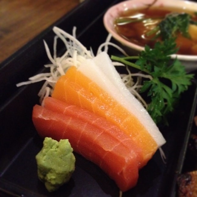 Sashimi, vegetarian style.