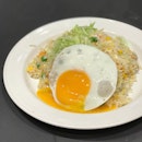 #vegetarian fried rice with egg.