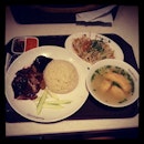 Set C: roasted duck + rice + steamed dumplings + beansprouts = RM11.90
