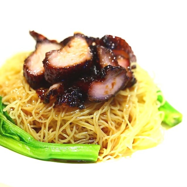 Glistening char siew that melt in the mouth.
