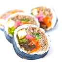 Have mad cravings for Korean food so here's some Kimbap.