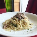 Duck Confit In Cream Spaghetti (Part Of The $30 Two-course Meal)