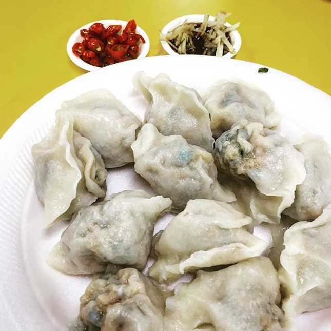 Shangdong dumplings from people's park food centre.