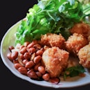 Deep Fried Sour Pork Coated with Breadcrumbs (THB 100)