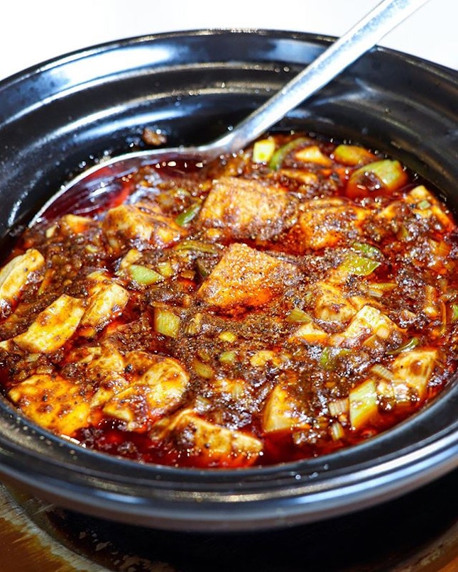 One of five restaurants that is currently holding the 2 stars MICHELIN in Singapore, Shisen Hanten is truly deserving of the accolades just from its signature Chen’s Mapo Tofu ($26) alone.