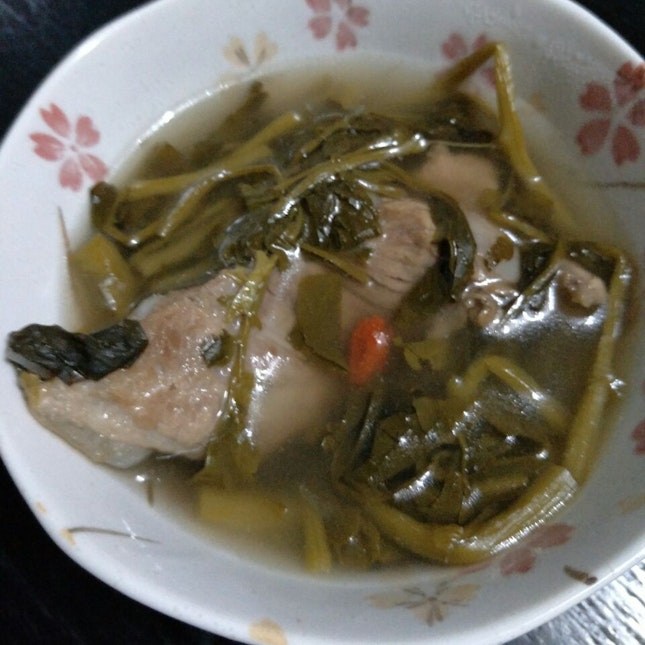 Watercress and Pork Ribs Soup @老火汤