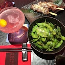 Sake Cocktail, M9 Wagyu & Truffled Edamame