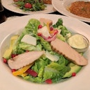 Chicken Fajitas Salad.