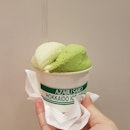 Green Tea × Genmaicha Ice Cream