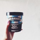 It just came right in time, needed it so much 😊 #vsco #vscocam #vscogood #vscophile #benandjerrys #food #foodporn