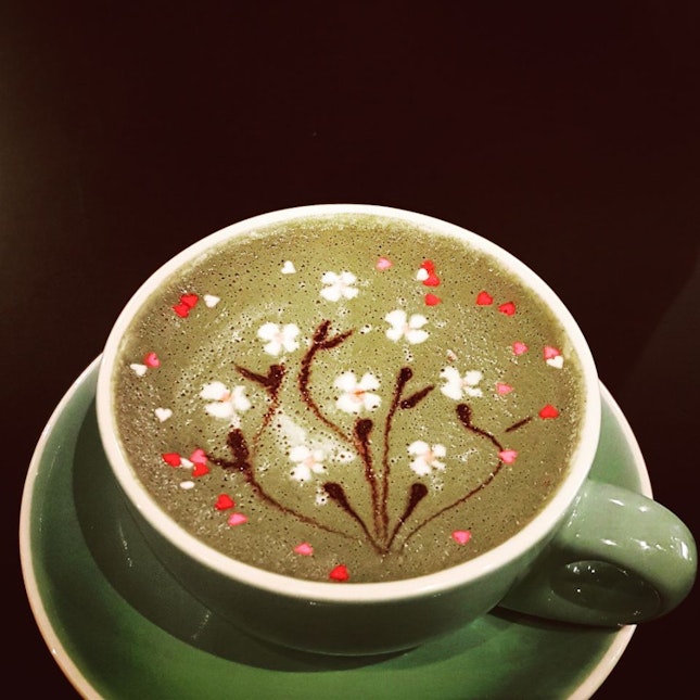 Gorgeous latte art! Not on permanemt menu