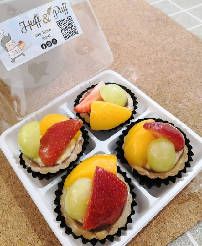 Fresh Fruits Tarts ($5.50)🍓🍑🍇😋