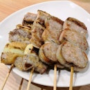 Shiso Maki($6.30) & Garlic Pork($6.30)
