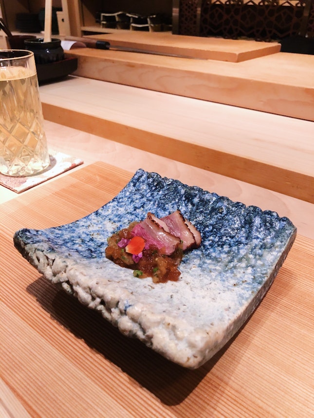 Smoked Duck With Ponzu Jelly