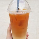 Iced Gula Melaka Milk Tea ($2.20)