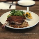 The Duck Confit On Apple Rosti, Tangy Mango Relish ($24.90)