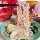 Old school wanton mee ($3) without dark soya sauce and other frills.