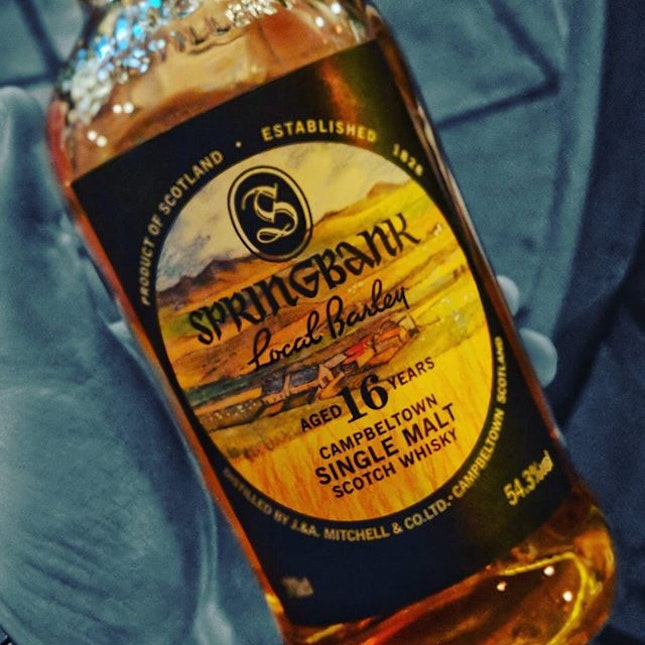 Springbank Local Barley 16YO
ABV54.3%

Using barley grown at Low Machrimore Farm in Southend, which is just a few miles outside of Campbeltown.