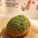 [Matcha Mini Choux-$2]

One of my all time favourite treat 💕✨ Small in size, but delivers a lethal dose of matcha-needed happiness😝 There really isn't match(a) I can nitpick about in this pastry.
