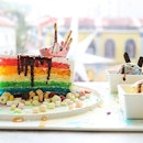 Always happy everytime having pretty food, it’s good for eyes and soul ❤️
This is ‘Rainbow Fantasy Cake’.