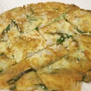 Korean Staple: Spring Onion And Seafood Pancake