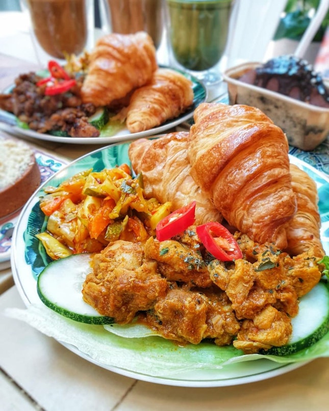 Locally-inspired Food With Croissants