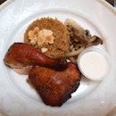 Quarter Roast Chicken With Rice