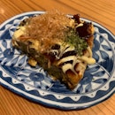 Cheese 🧀 and Rice Cake Okonomiyaki