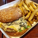 Love the mushroom sauce, and look at the amount of thick-cut fries served ($14.90)!