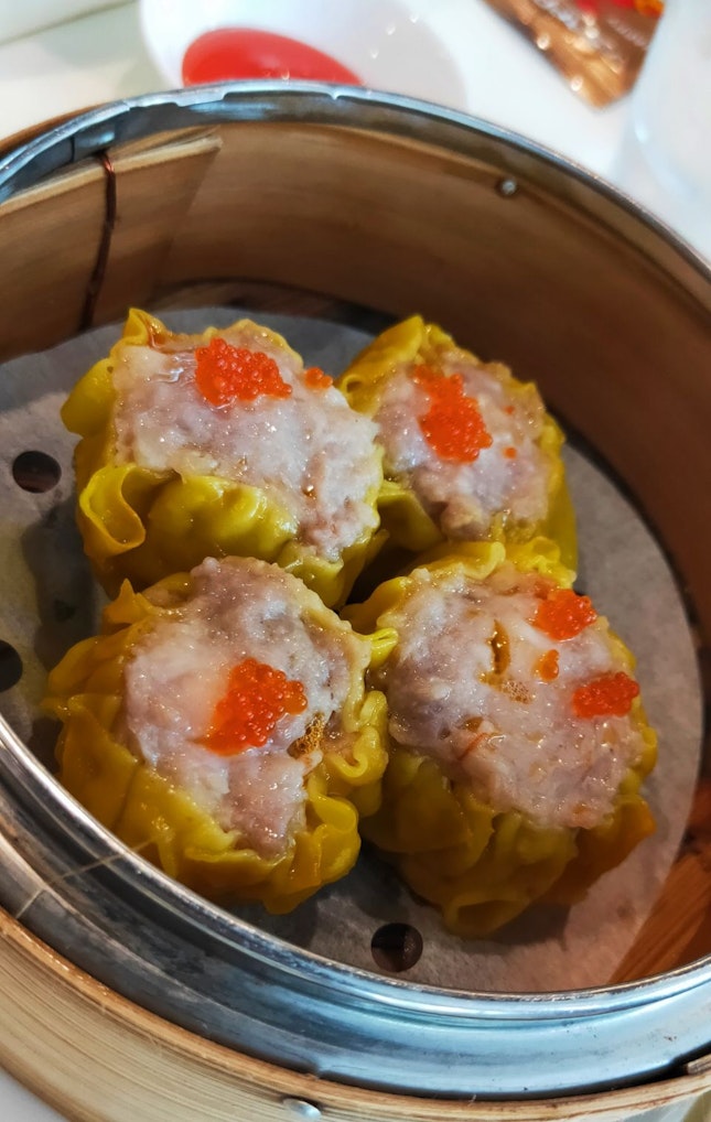 Siew Mai With Salted Egg