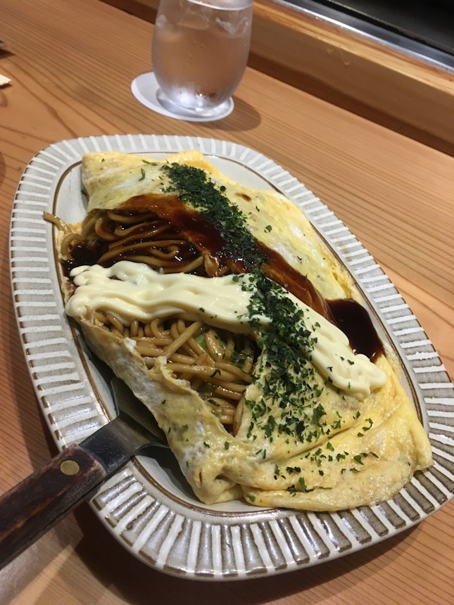 Omelette Yakisoba