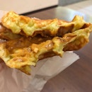 Crunchy Peanut Butter Waffle