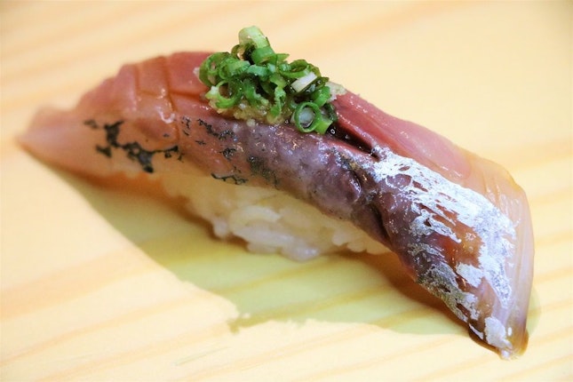 Aji (Horse Mackerel) Sushi