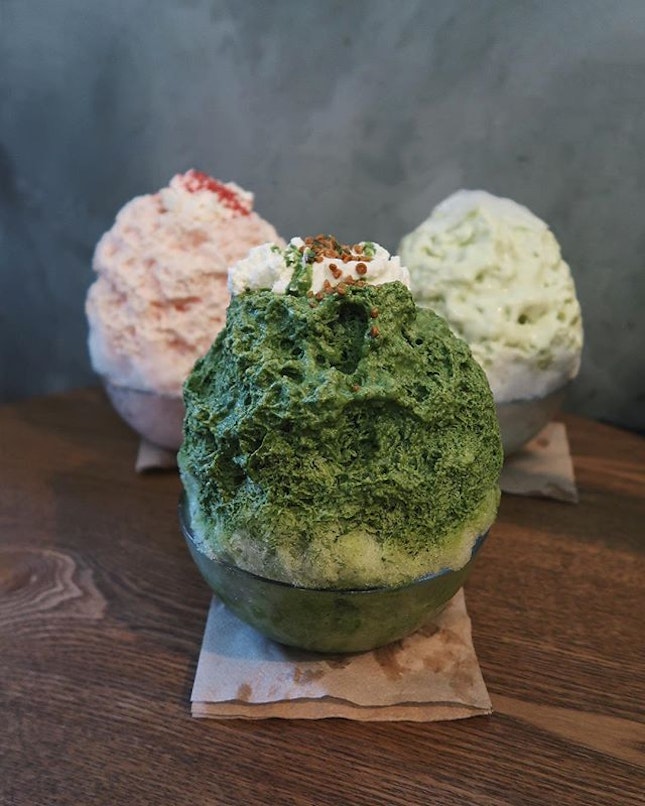Kakigori aka Japanese shaved ice with syrup or milk drizzled atop, has made its way to Hong Kong.