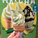 Matcha Soft Serve Cone $1.10