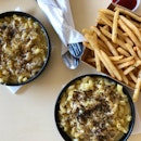 Mac N Cheese $5, Truffle Fries $3.5