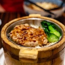 Steamed Rice with Minced Pork and Fried Foo Yong Egg