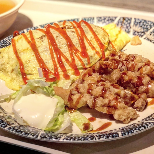Teriyaki Chicken And Omelette Rice ($5.50)