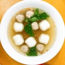 Fishball & Meatball Soup