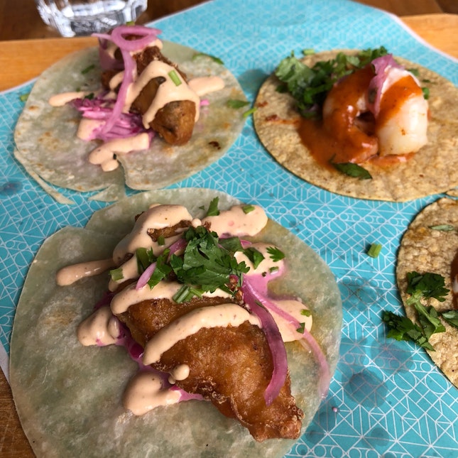 Fish And Prawn Tacos