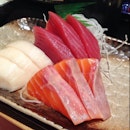 Tuna, Salmon & Yellowtail Sashimi