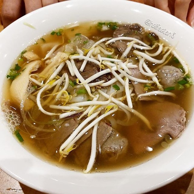 Pho Dac Biet (beef pho) from An Viet in Sunway Pyramid Mall!