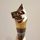 Chocolate Twist Soft Serve from Godiva!