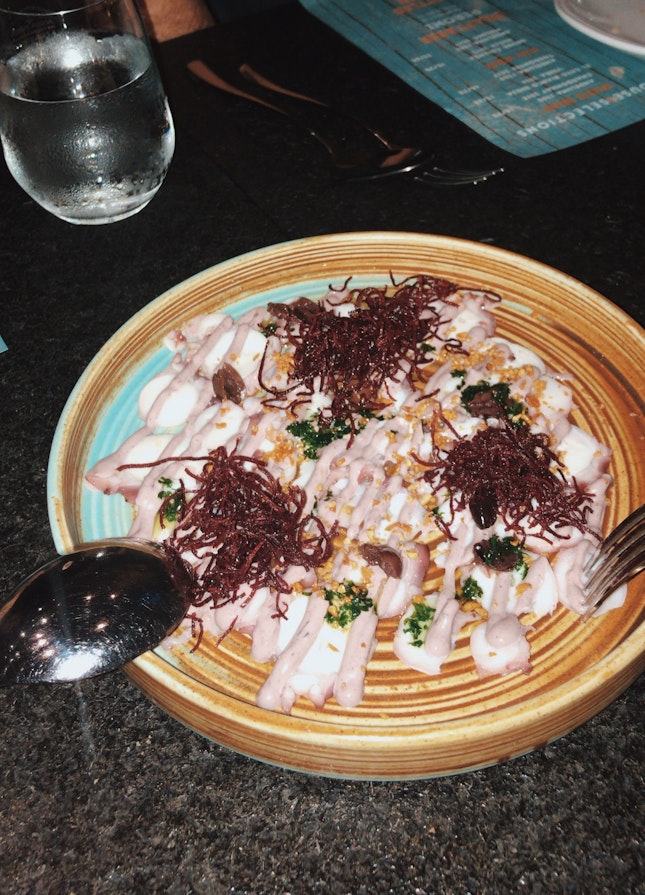 Delicious Ceviche paired with excellent service