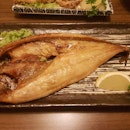 Grilled #hokke fish which goes well with drinks in the same way that nuts and crackers, duck wings n neck and other bar bites do.