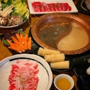 Steam boat spread for 4 pax at Longqing hotpot!