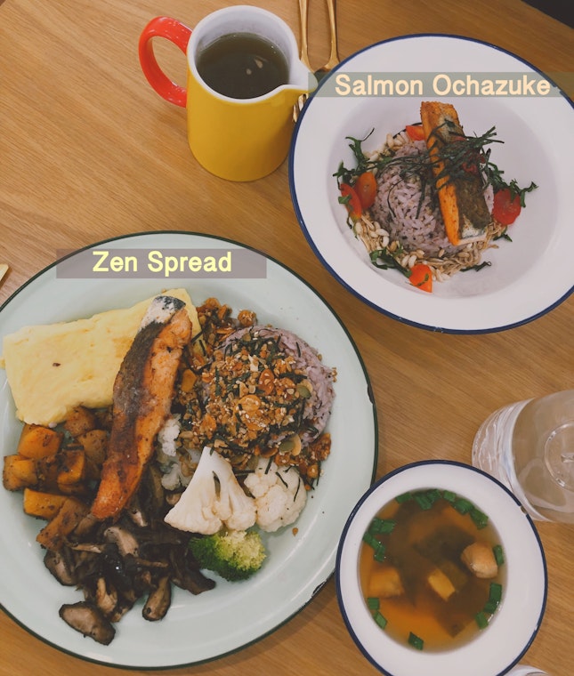 Zen Spread And Salmon Ochazuke
