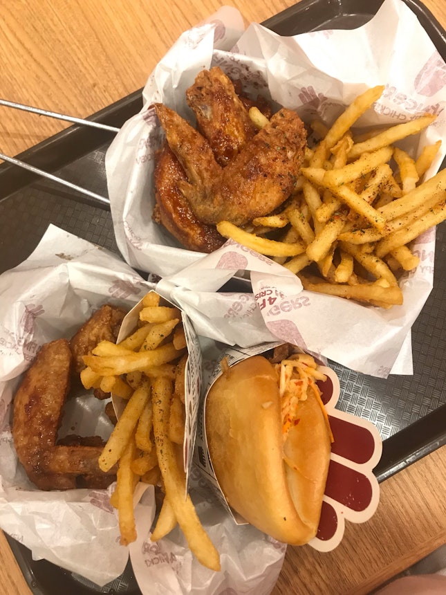 6 Piece Chicken & Savers Meal ($10.95, $8.95)