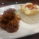 Pork Rib Rice Lunch Set ($6.80)