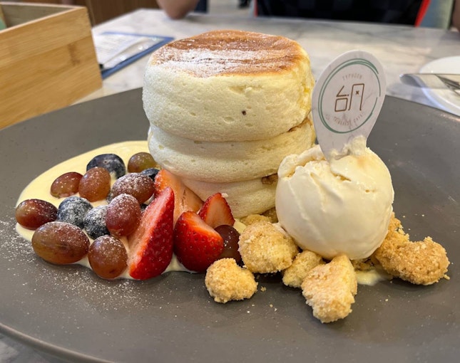 Soufflé Stackers With Honeycomb Ice Cream ($17.90)